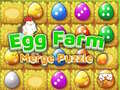 Lojë Egg Farm Merge Puzzle