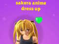 Lojë Sakora Anime Dress Up