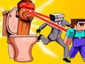 Lojë Skibidi Toilet and Nubik Survivors