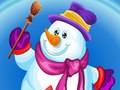 Lojë Snowman Dress up