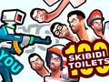 Lojë You vs 100 Skibidi Toilets