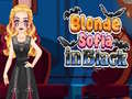 Lojë Blonde Sofia In Black