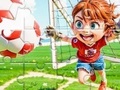Lojë Jigsaw Puzzle: Football Keeper