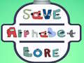 Lojë Save the Alphabet lore
