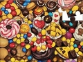 Lojë Jigsaw Puzzle: Chocolates