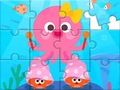 Lojë Jigsaw Puzzle: Cute Octopus