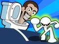 Lojë Stickman vs Skibidi Toilet