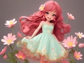 Lojë Coloring Book: Flower Dress