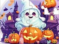 Lojë Jigsaw Puzzle: Halloween Cute Ghost