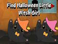Lojë Find Halloween Little Witch Girl