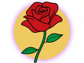 Lojë Coloring Book: Rose