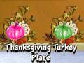 Lojë Thanksgiving Turkey Plate