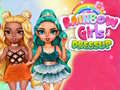 Lojë Rainbow Girls Dress Up Challenge