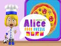 Lojë World of Alice Food Puzzle