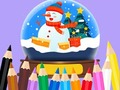 Lojë Coloring Book: Christmas Crystal Ball