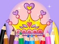Lojë Coloring Book: Princess Crown