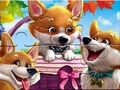 Lojë Jigsaw Puzzle: Funny Corgis