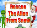 Lojë Rescue The Alien From Snow