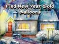 Lojë Find New Year Gold Balloons