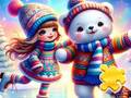 Lojë Jigsaw Puzzle: Girl On The Rink