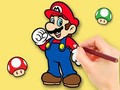 Lojë Coloring Book: Dwarf Holds Flower