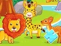 Lojë Jigsaw Puzzle: Wild Animals