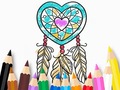 Lojë Coloring Book: Heart Dreamcatcher