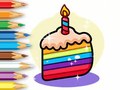 Lojë Coloring Book: Birthday Cake