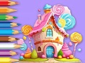 Lojë Coloring Book: Lollipop House