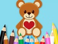 Lojë Coloring Book: Toy Bear