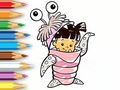 Lojë Coloring Book: Monster Costume Girl