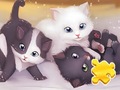 Lojë Jigsaw Puzzle: Playing Cats