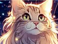 Lojë Jigsaw Puzzle: Cat Star