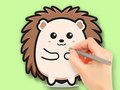 Lojë Coloring Book: Cute Hedgehog