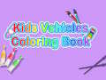 Lojë Kids Vehicles Coloring Book
