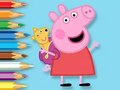 Lojë Coloring Book: Peppa With Toy Bear