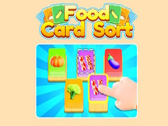 Lojë Food Card Sort