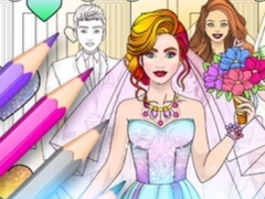 Lojë Wedding Coloring Dress Up Game