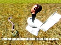 Lojë Python Snake Kill Skibidi Toilet Backrooms