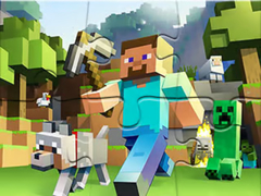 Lojë Jigsaw Puzzle: Minecrafter