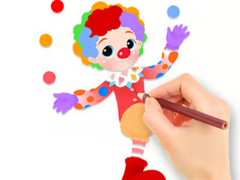Lojë Coloring Book: Funny Clown