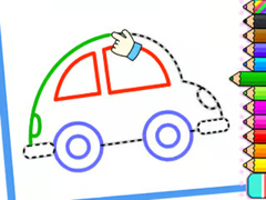 Lojë Toddler Drawing: Cute Car