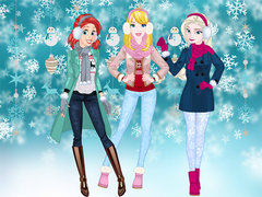 Lojë Princesses Winter Spree