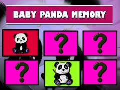 Lojë Baby Panda Memory