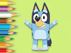 Lojë Coloring Book: Happy Bluey