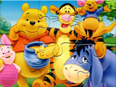 Lojë Jigsaw Puzzle: Winnie With Friends