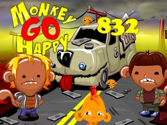 Lojë Monkey Go Happy Stage 832