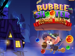 Lojë Bubble Shooter Kawaii Witch