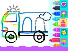 Lojë Toddler Drawing: Ambulance