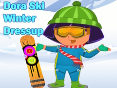Lojë Dora Ski Winter Dressup